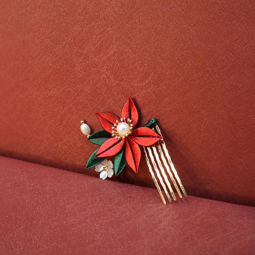 单朵古风缠花发梳（款式随机） 商品图11