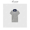 03-3潘依绣丁丁宠粉PanYiXiu/潘依绣人丝撞色翻领极简风通勤百搭短袖T恤 ZZ0555 商品缩略图1