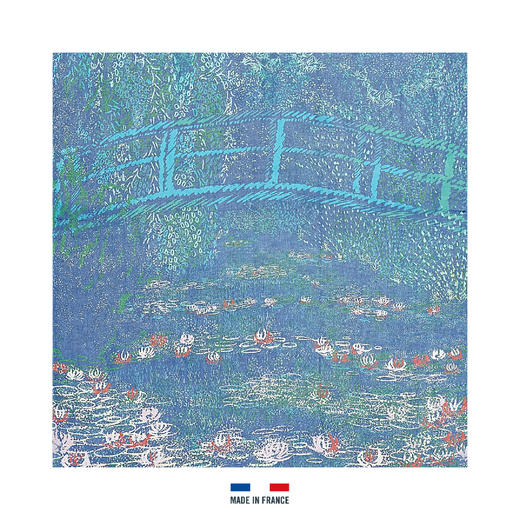 Harmonie 睡莲池 莫奈.奥德赛合作款 真丝丝巾 商品图0