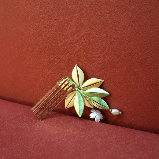 单朵古风缠花发梳（款式随机） 商品图3