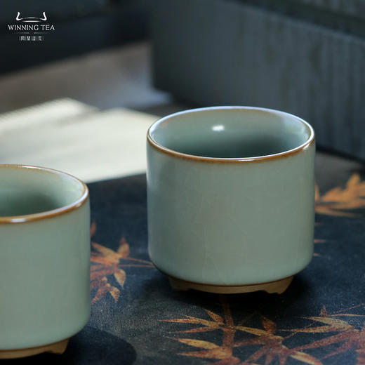 问鼎汝瓷天青甲辰三足杯 商品图1