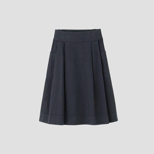 MHL SUPERFINE COTTON TWILL 女装侧边口袋工装A字半身裙 商品图4