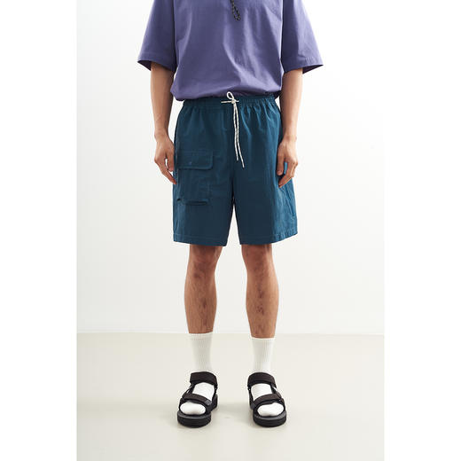 吃茶去chichaqu2024抽绳沙滩休闲短裤山系夏季户外宽松男女百搭 商品图1