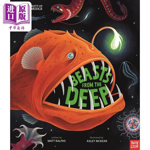 【中商原版】剑桥大学合作出版系列 海洋深处的野兽University of Cambridge Beasts from the Deep英文原版 儿童科普绘本精装 商品图0