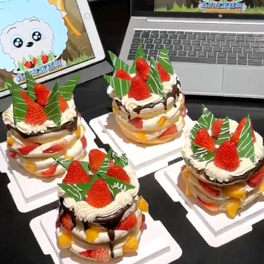 【懒洋洋青草蛋糕】最近超火，葱绿青草是巧克力做的，可以食用哦~ 商品图4