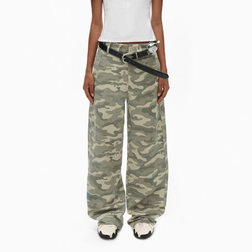 1.15上午10点8.8折！NUTH宽松直筒迷彩工装休闲裤休闲裤女 商品图0
