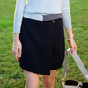 欧芮儿秋装女2019 高腰开叉半身裙短款休闲显瘦百搭包臀裙 商品缩略图1