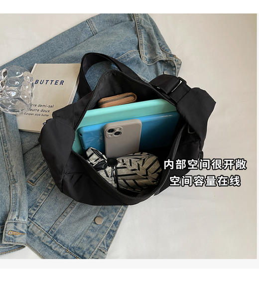 BFAG.Profit三条杠饺子包6015 2024新款小众质感百搭月牙包休闲牛角斜挎包 商品图6