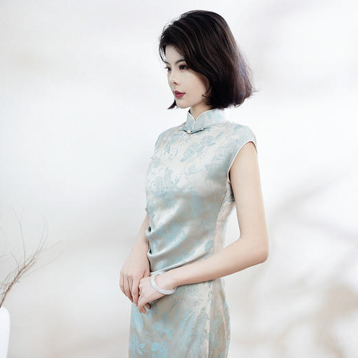 新中式改良气质少女，温柔风日常小个子年轻款旗袍KK-0903 商品图3