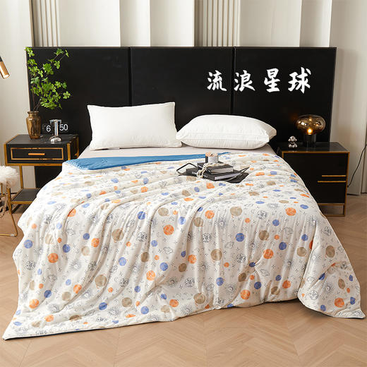 【西域楼兰印花凉感夏凉被】清凉一夏 科技凉感正宗的凉感夏被 亲肤透气，吸湿排汗，让睡眠更清爽 商品图2