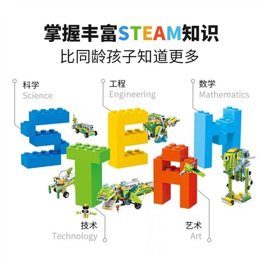 4楼Eubelle欧蓓 Tudao创意百变教学积木课程版套装 儿童拼装玩具 5岁以上 吊牌价：299元 活动价：99元 商品图3