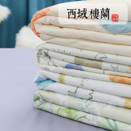 【西域楼兰印花凉感夏凉被】清凉一夏 科技凉感正宗的凉感夏被 亲肤透气，吸湿排汗，让睡眠更清爽 商品图12