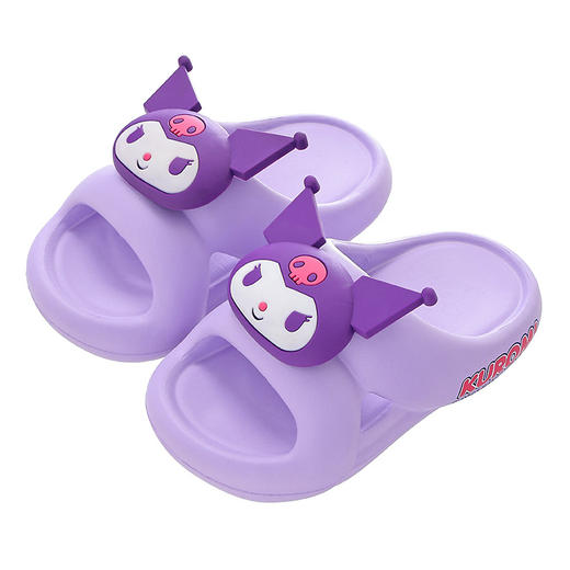 【趣味童心，快乐自在！】适合男童女童的三丽鸥儿童拖鞋，室内防滑，让孩子安心嬉戏。库洛米凉拖鞋，立体卡通造型、时尚可爱，拖走你家宝贝的小情趣！ 商品图8