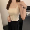 「49.9包邮！升级款」暖小艾莫代尔吊带背心702升级款秋季新款修身显瘦带胸垫打底上衣 商品缩略图1