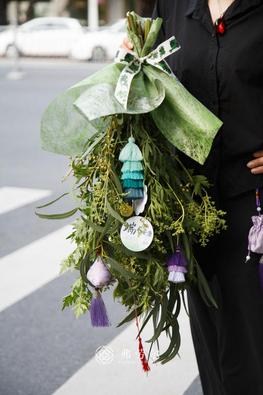 国风艾草花束 商品图6