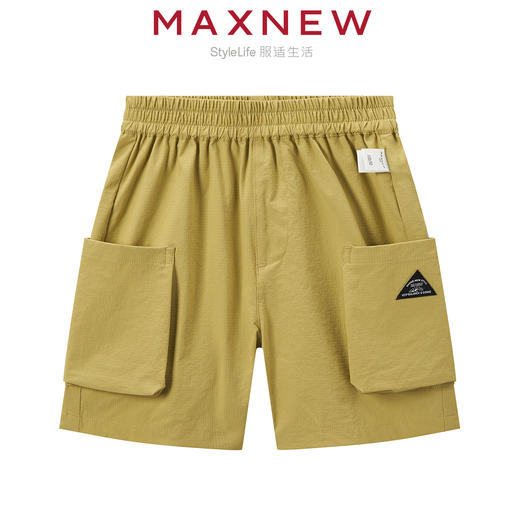 【短裤】小童舒适弹力简约工装口袋短裤 1N2334201 商品图1