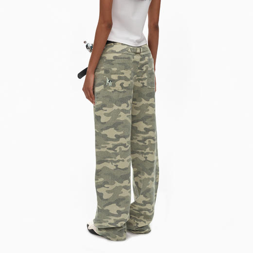 1.15上午10点8.8折！NUTH宽松直筒迷彩工装休闲裤休闲裤女 商品图2
