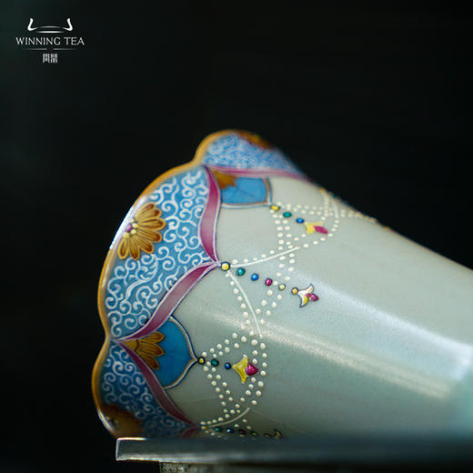 问鼎汝瓷青女杯 （花影帘动）素娥杯 （花影帘动）（缺货） 商品图2