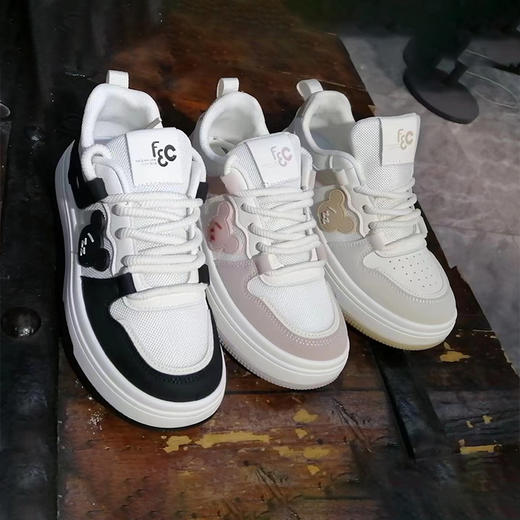 （预售款）HF经典港风厚底女款板鞋（LH)158143853（3-7天发货） 商品图2