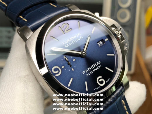 【NOOB Factory2022墙裂推荐】市场最高版本 沛.--海Luminor Marina PAM1313硬汉腕表！
1⃣️直径44MM！
2⃣️致敬传奇夜70周年，经典延续蓝色三文治放射纹表盘 商品图1