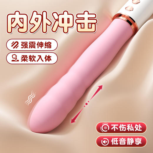【女用器具】谜姬 布丁熊炮机震动棒 商品图0