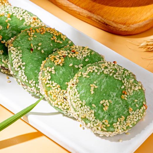 丹雪绿茶佛饼300克*4袋紫薯馅点心糕点芝麻油炸小吃甜品 A 商品图4