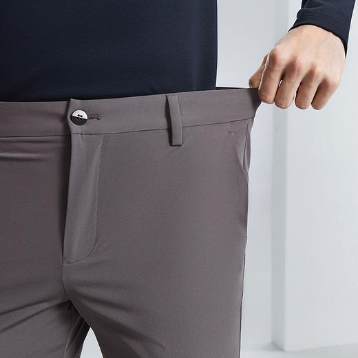 【速干凉感】柒牌休闲裤男2024春夏新款商务轻薄通勤直筒男士长裤	126H70210 商品图2