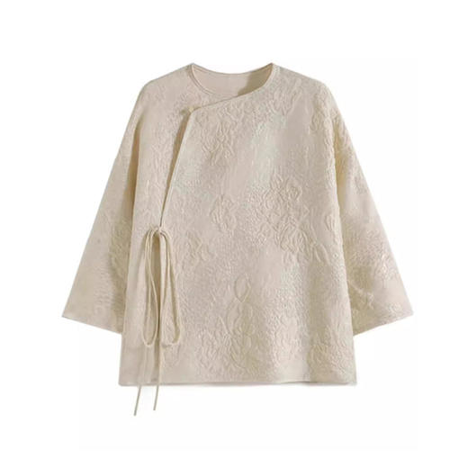 裁缝学苑AQ295新中式国风衬衫纸样女装新款圆领小衫上衣样板裁剪 商品图4