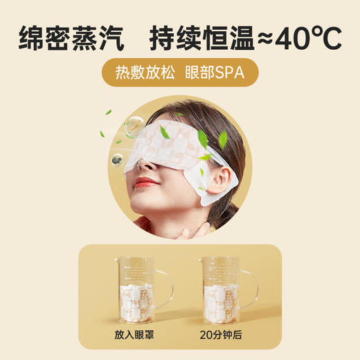 【粉丝专享 原价99/6盒】甘之颐×元养森 / 人参蔓荆子蒸汽眼罩 6盒 商品图2