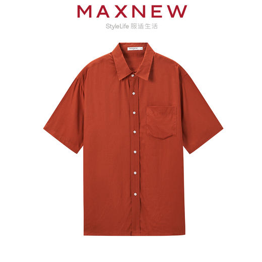 【衬衫】“国麻系列”柔软亲肤透气透湿翻领麻感衬衫 1N2111305 商品图1