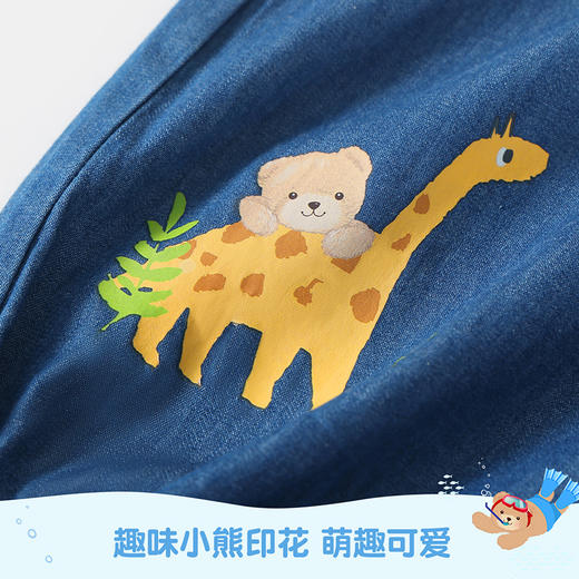 【110-140】【精典泰迪】男童夏款七分裤牛仔裤儿童中腿裤 商品图7