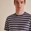 SUNSPEL男士经典款Supima匹马棉圆领条纹短袖经典T恤 商品缩略图0