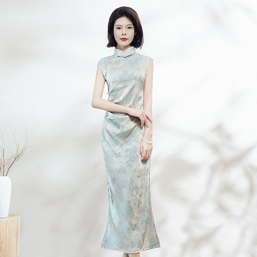 新中式改良气质少女，温柔风日常小个子年轻款旗袍KK-0903 商品图0