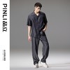PINLI品立新款男高街夏季宽松牛仔长裤休闲直筒裤GD242316309 商品缩略图3