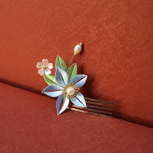 单朵古风缠花发梳（款式随机） 商品图9