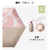 口袋系列帽野黑胶五折伞 商品图2