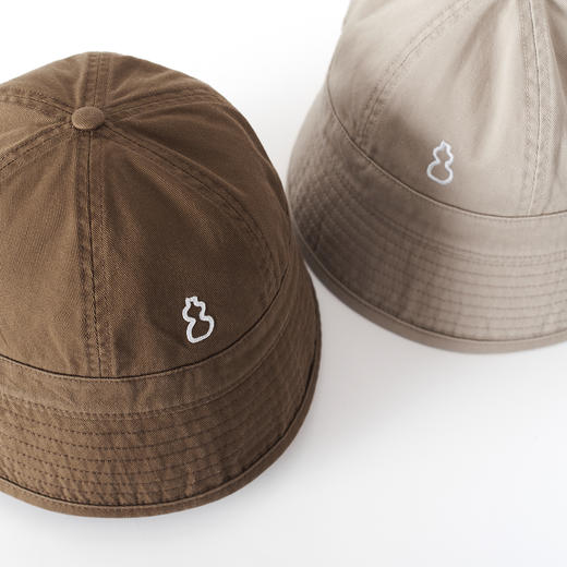 吃茶去chichaqu2024复古全棉水洗渔夫帽短檐户外盆帽刺绣款款男女 商品图4