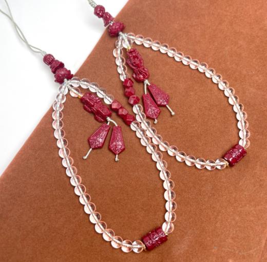 朱砂挂件-水晶链貔貅 商品图0