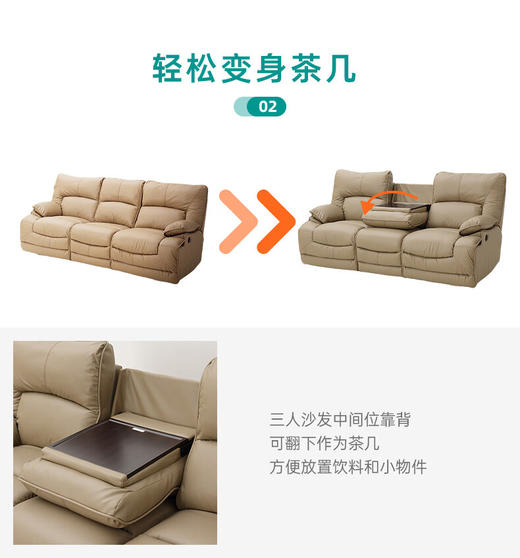 【家具】2人位电动沙发 海特 商品图12