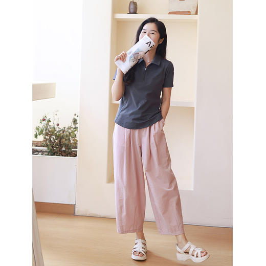 直播间专属|纸感抗皱时尚气球裤 商品图3