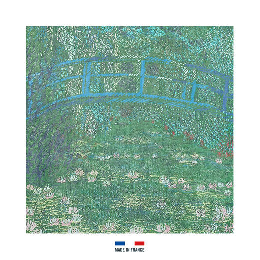 Harmonie 睡莲池 莫奈.奥德赛合作款 真丝丝巾 商品图4