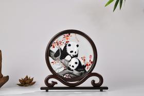 蜀绣双面绣-枫叶情