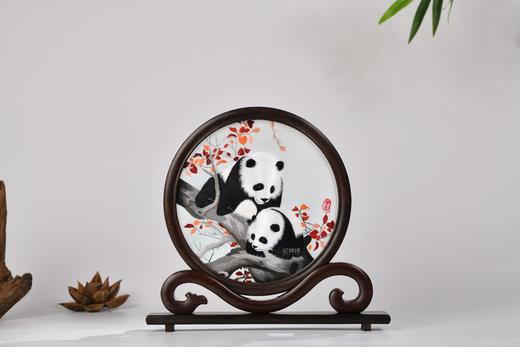 蜀绣双面绣-枫叶情 商品图0