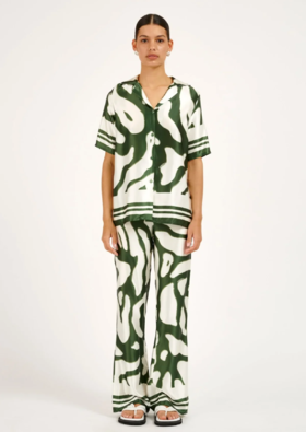 Roame - Cruz Shirt - La Jungle  - 女装 - Polo衫 - 丛林