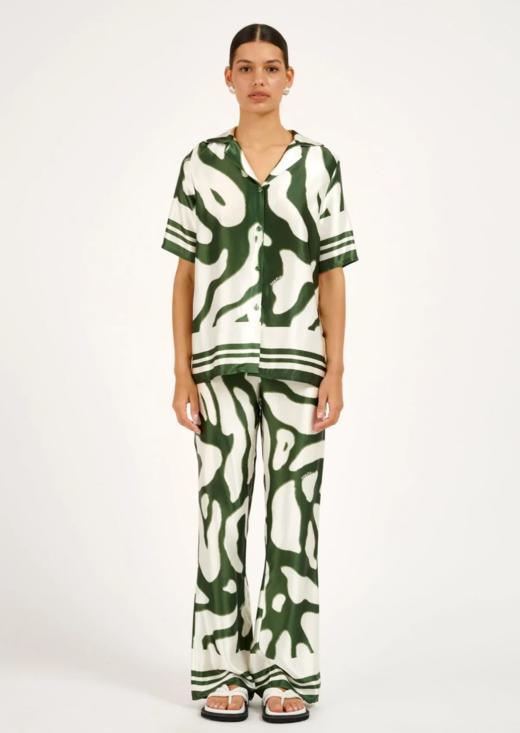 Roame - Cruz Shirt - La Jungle  - 女装 - Polo衫 - 丛林 商品图0