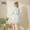 mc2碎花收腰吊带连衣裙+蕾丝拼接绑带喇叭袖开衫女2024新款温柔风 商品缩略图2