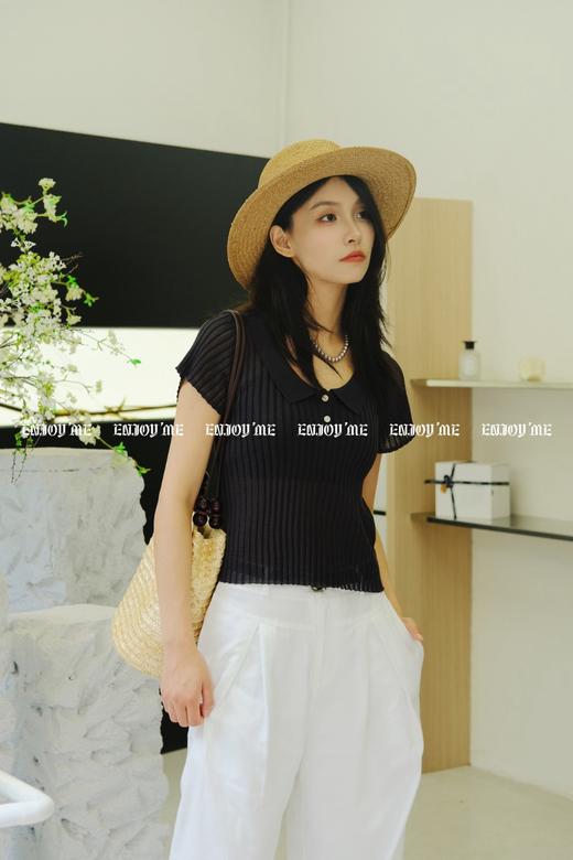 【门店同款】ENJOY夏季高级感轻薄休闲裤 158043801 商品图2