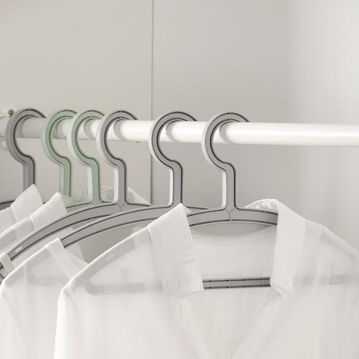 茶花立体弓形衣架(8支装)（随机色） 商品图2