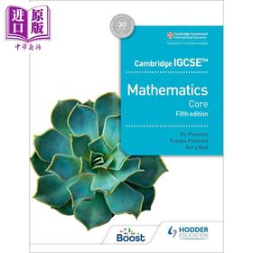 【中商原版】Cambridge IGCSE Core Mathematics Fifth edition 剑桥IGCSE核心数学第五版 英文原版进口图书