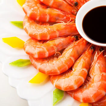 GUO LIAN国联 国产盐冻大虾 无冰净重3斤特大号45-60只白对虾生鲜海鲜 商品图0